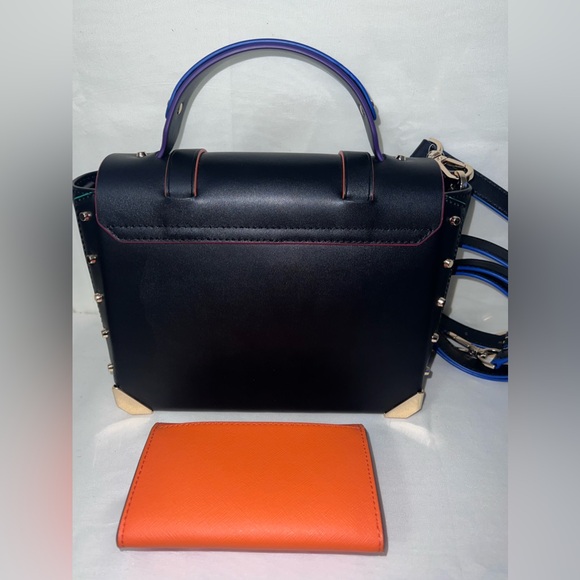 Michael Kors 🌈 Set School Satchel Multicolor NWT And Wallet NWOT PRIDE RAINBOW - Picture 5 of 9